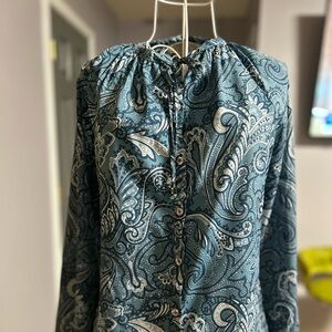 Michael Kors Womens Cotton top Long Sleeve Relax Fit Sz XXS